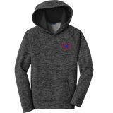 Mid-Fairfield Youth PosiCharge Electric Heather Fleece Hooded Pullover