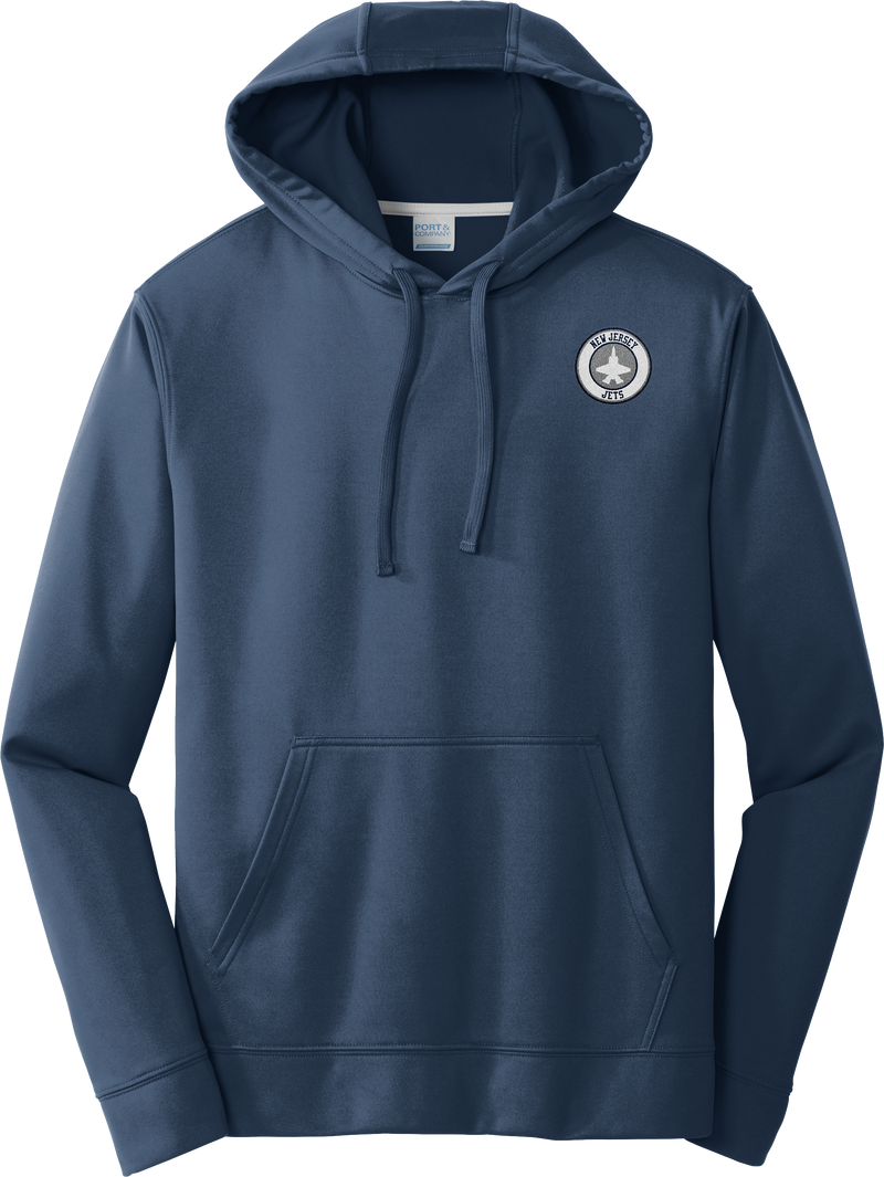 NJ Jets Performance Fleece Pullover Hooded Sweatshirt