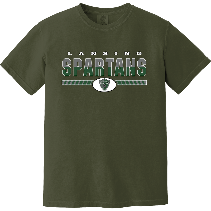 Lansing Spartans Heavyweight Ring Spun Tee