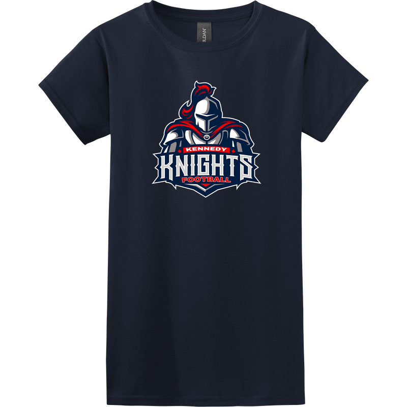 JFK Knights Football Softstyle Ladies' T-Shirt