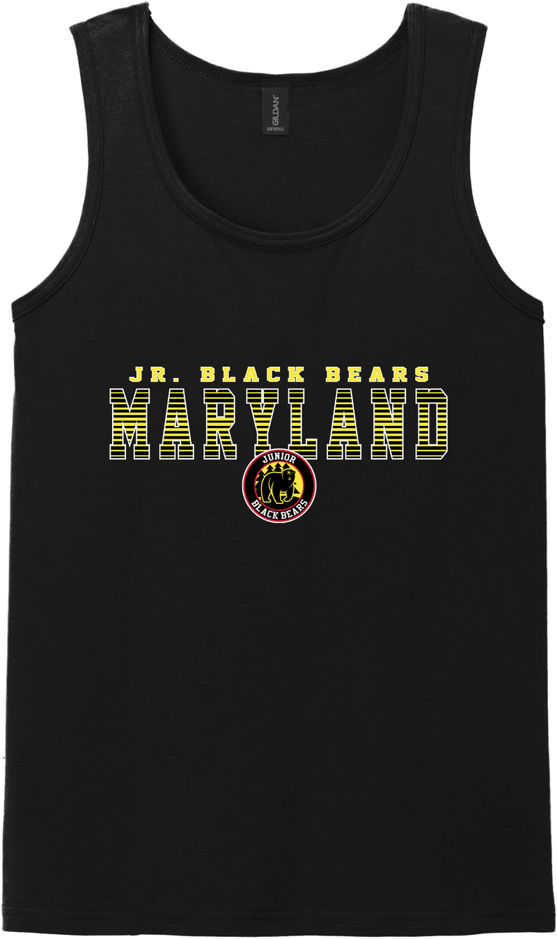 MD Jr. Black Bears Softstyle Tank Top