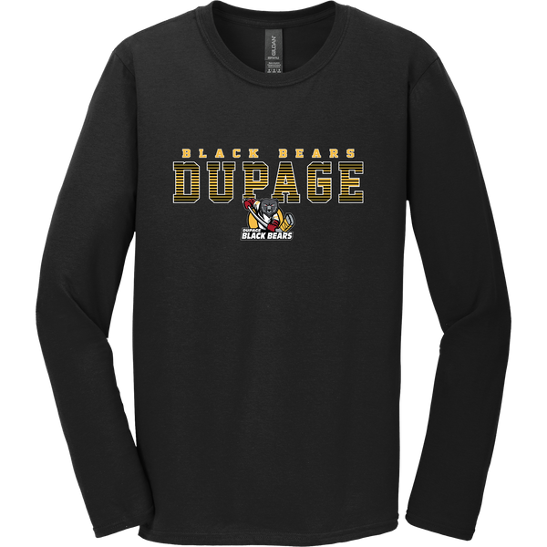 Dupage Black Bears Softstyle Long Sleeve T-Shirt