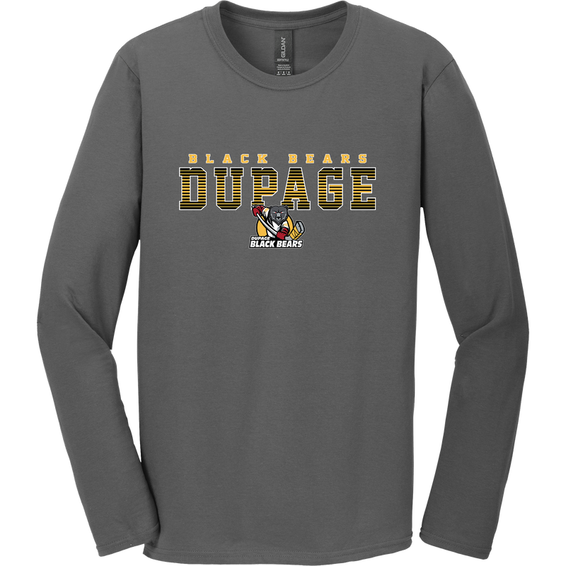 Dupage Black Bears Softstyle Long Sleeve T-Shirt