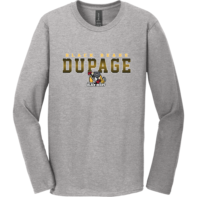 Dupage Black Bears Softstyle Long Sleeve T-Shirt