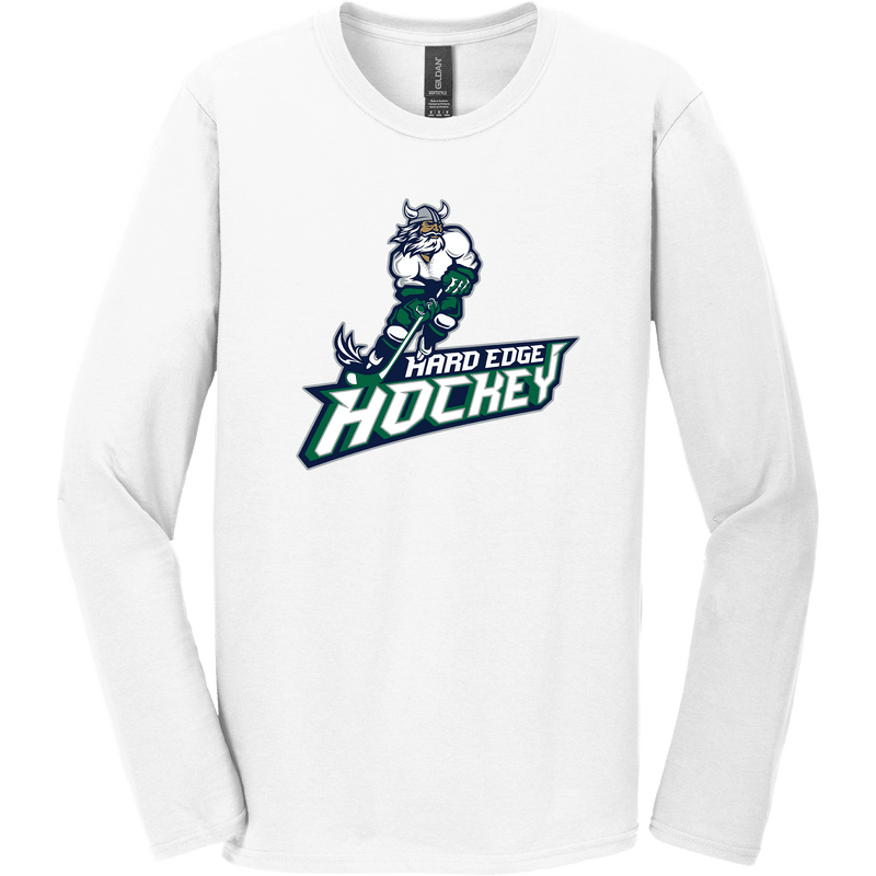 Hard Edge Hockey Softstyle Long Sleeve T-Shirt