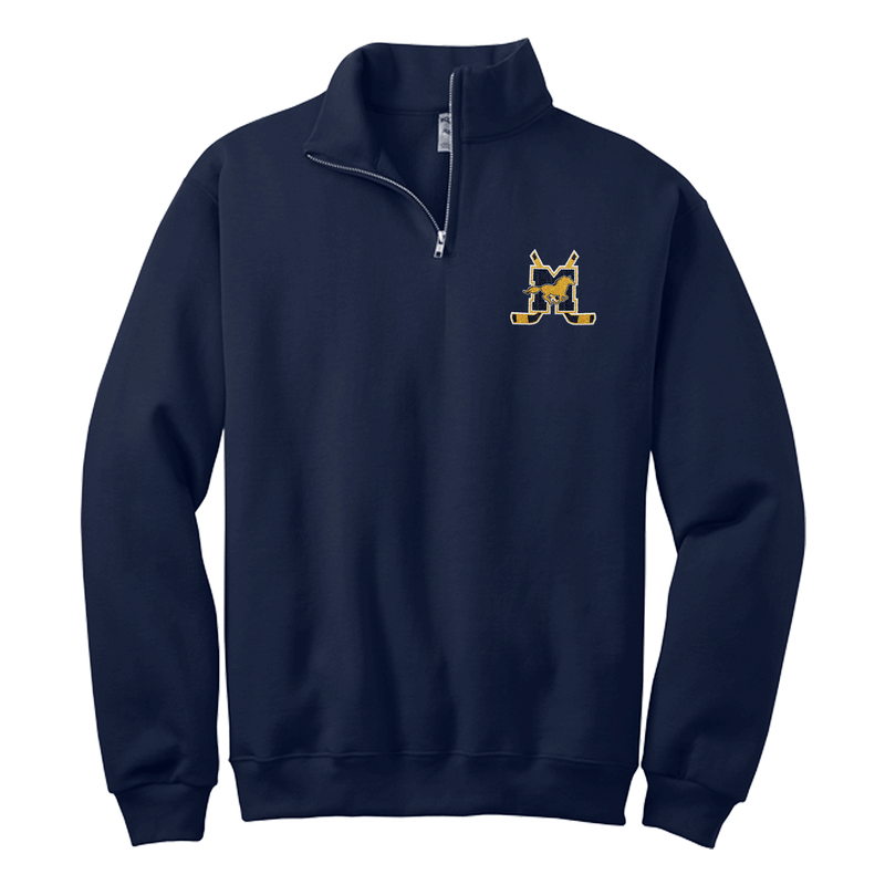 Marlboro Hockey NuBlend 1/4-Zip Cadet Collar Sweatshirt