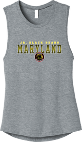 MD Jr. Black Bears Womens Jersey Muscle Tank