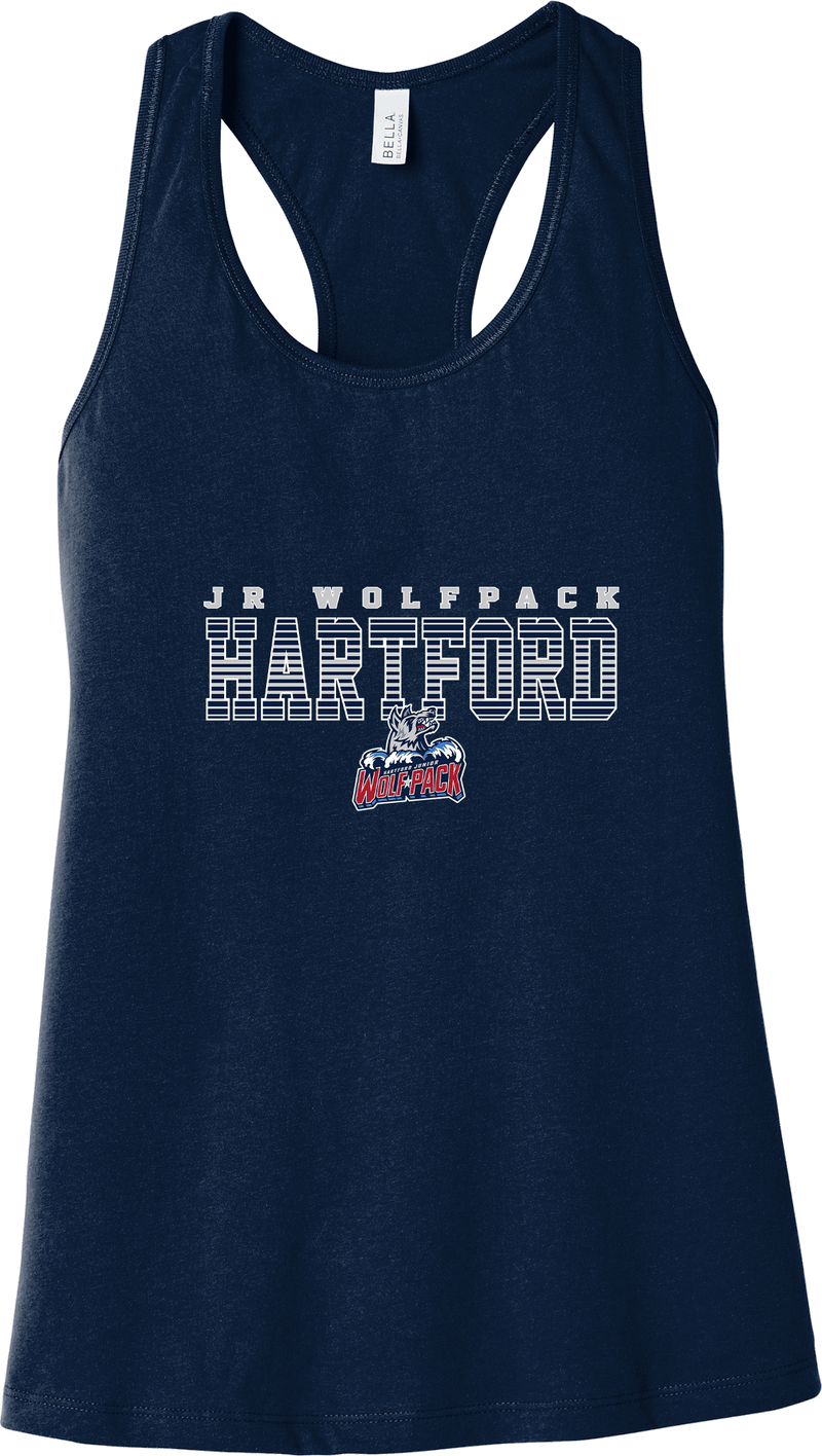 Hartford Jr. Wolfpack Womens Jersey Racerback Tank