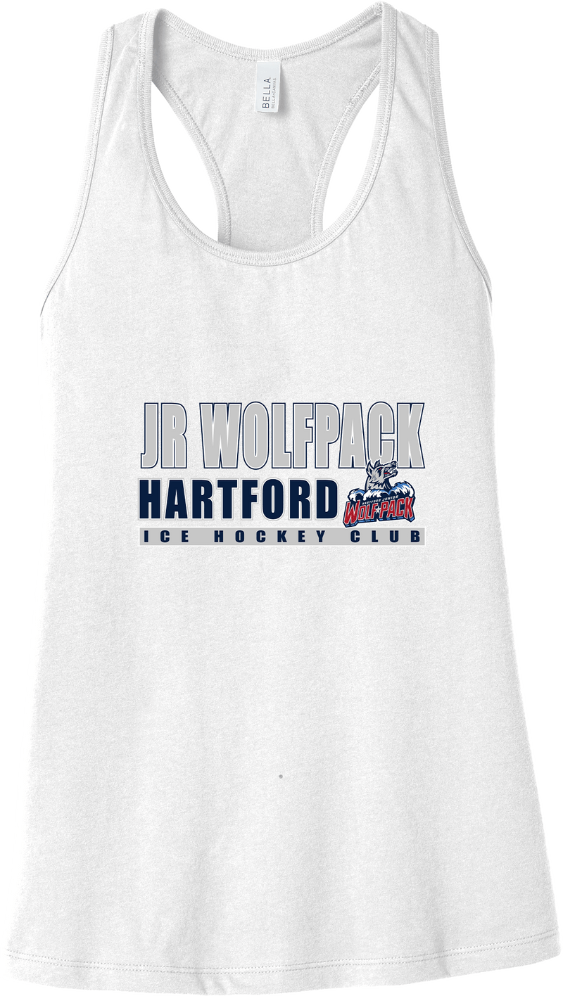 Hartford Jr. Wolfpack Womens Jersey Racerback Tank