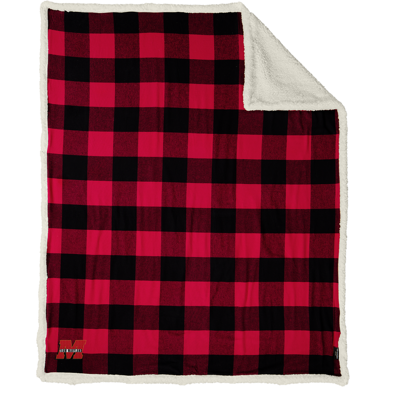 Team Maryland Flannel Sherpa Blanket