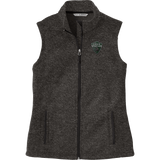 Lansing Spartans Ladies Sweater Fleece Vest