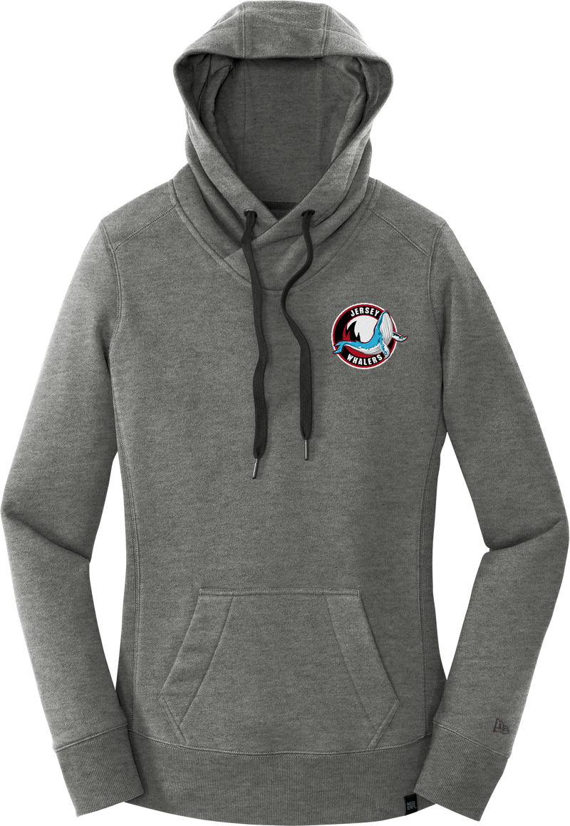 Jersey Shore Whalers New Era Ladies French Terry Pullover Hoodie