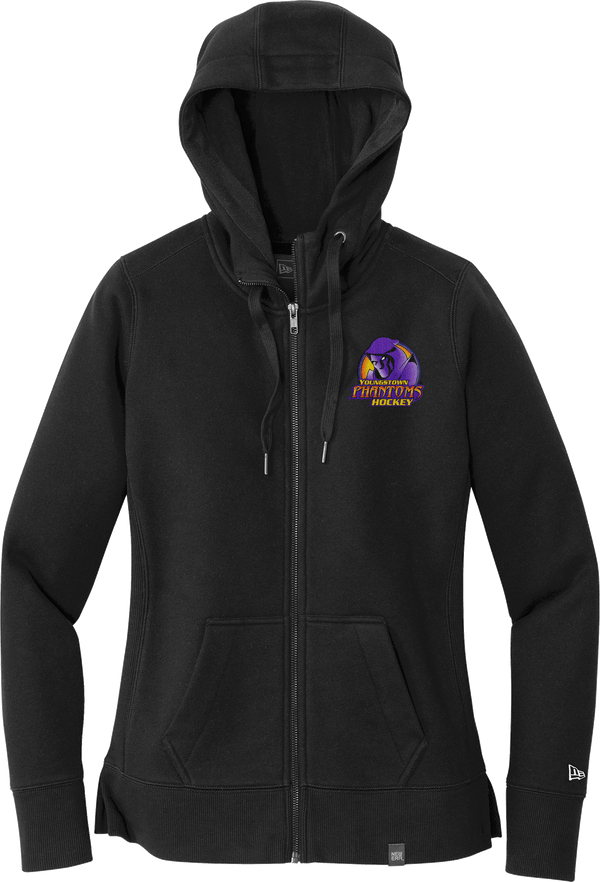 Youngstown Phantoms New Era Ladies French Terry Full-Zip Hoodie