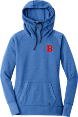 CT Bobcats New Era Ladies Tri-Blend Fleece Pullover Hoodie