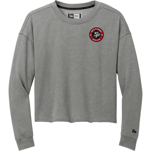 South Pittsburgh Rebellion New Era Ladies Tri-Blend Fleece Crop Crew