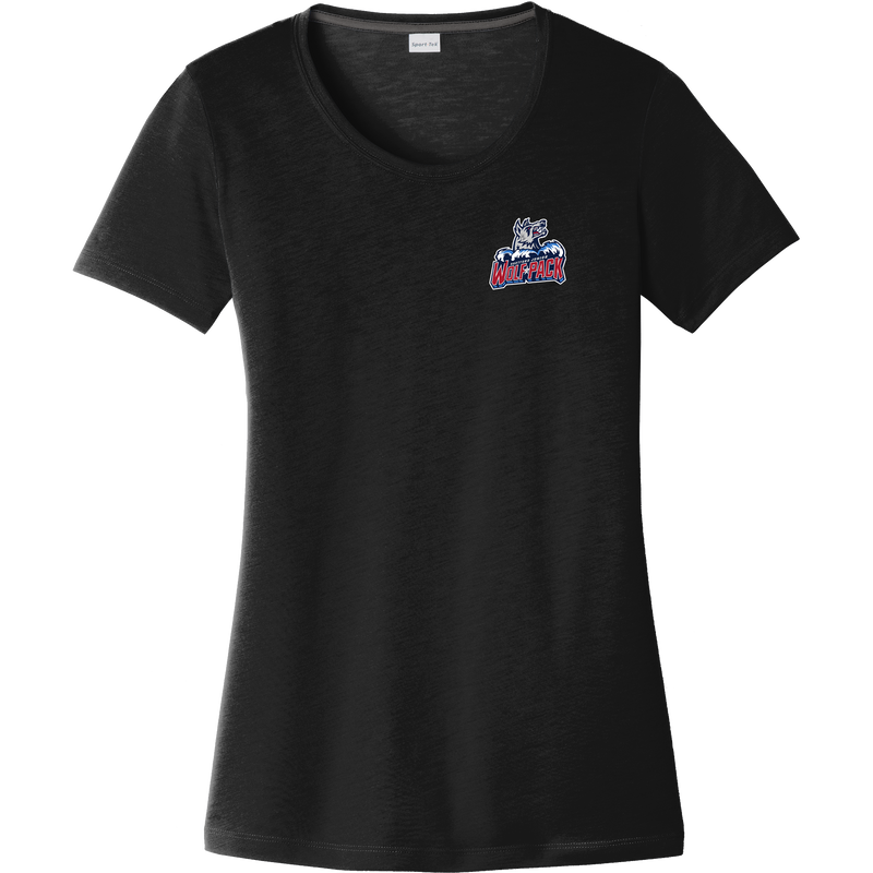 Hartford Jr. Wolfpack Ladies PosiCharge Competitor Cotton Touch Scoop Neck Tee