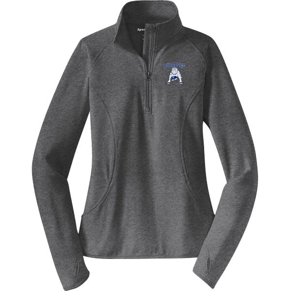 Chicago Bulldogs Ladies Sport-Wick Stretch 1/4-Zip Pullover