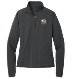 HVM Bulldogs Ladies Sport-Wick Stretch 1/4-Zip Pullover