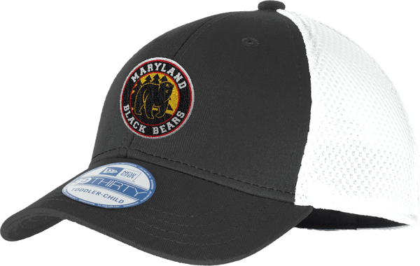 Maryland Black Bears New Era Youth Stretch Mesh Cap