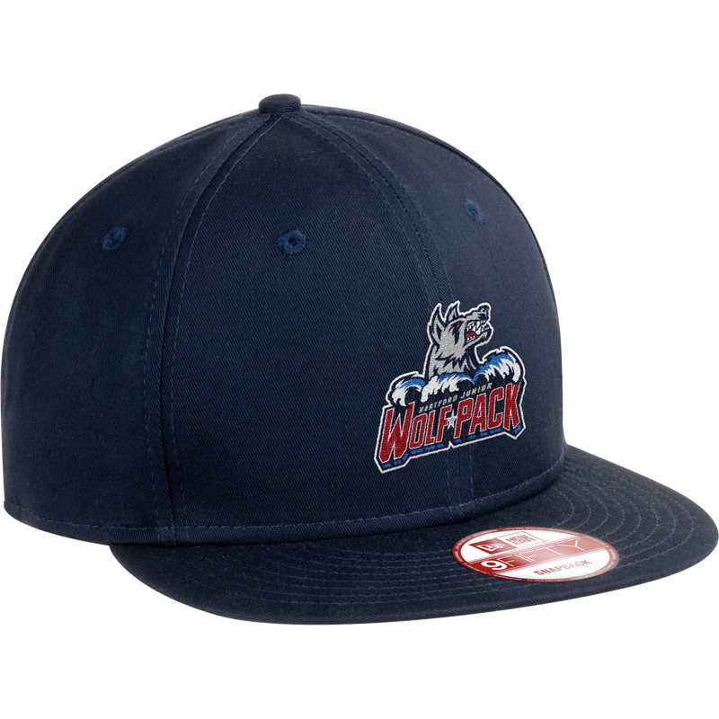 Hartford Jr. Wolfpack New Era Flat Bill Snapback Cap