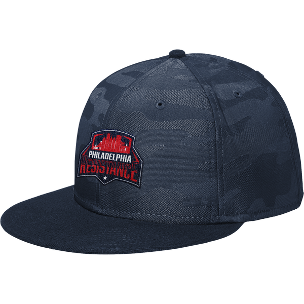 Philadelphia Resistance New Era Camo Flat Bill Snapback Cap