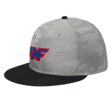 Mid-Fairfield New Era Camo Flat Bill Snapback Cap