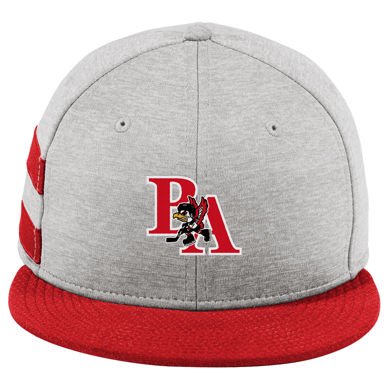 Benet Hockey New Era Shadow Heather Striped Flat Bill Snapback Cap