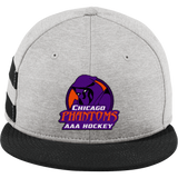 Chicago Phantoms New Era Shadow Heather Striped Flat Bill Snapback Cap