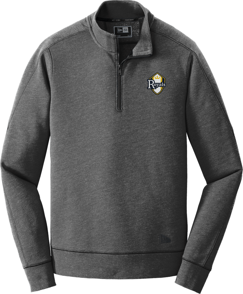 Royals Hockey Club New Era Tri-Blend Fleece 1/4-Zip Pullover