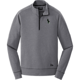 Wilmington Nighthawks New Era Tri-Blend Fleece 1/4-Zip Pullover