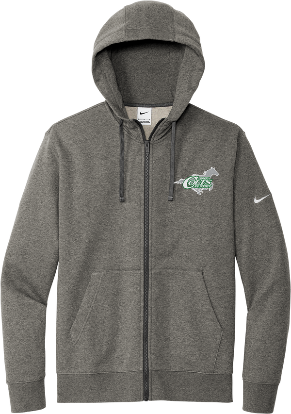 NJ Colts Nike Club Fleece Sleeve Swoosh Full-Zip Hoodie