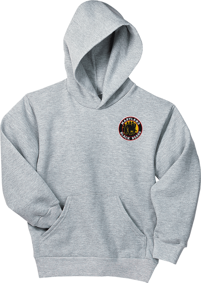 Maryland Black Bears Youth EcoSmart Pullover Hooded Sweatshirt