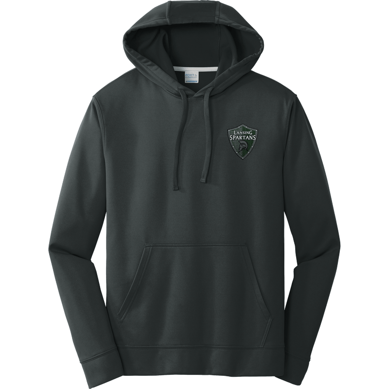 Lansing Spartans Performance Fleece Pullover Hooded Sweatshirt