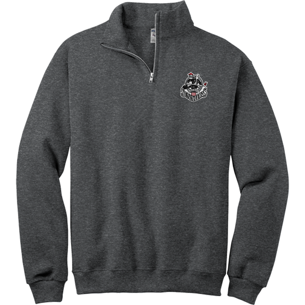 Grundy Senators NuBlend 1/4-Zip Cadet Collar Sweatshirt