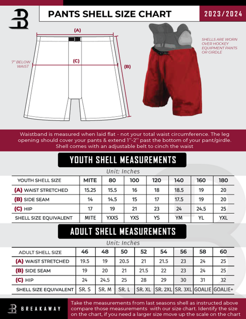 Pennsauken Pilots Youth Sublimated Pants Shell