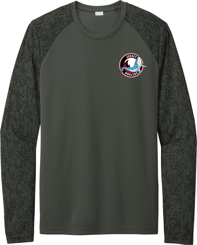 Jersey Shore Whalers Long Sleeve Digi Camo Tee