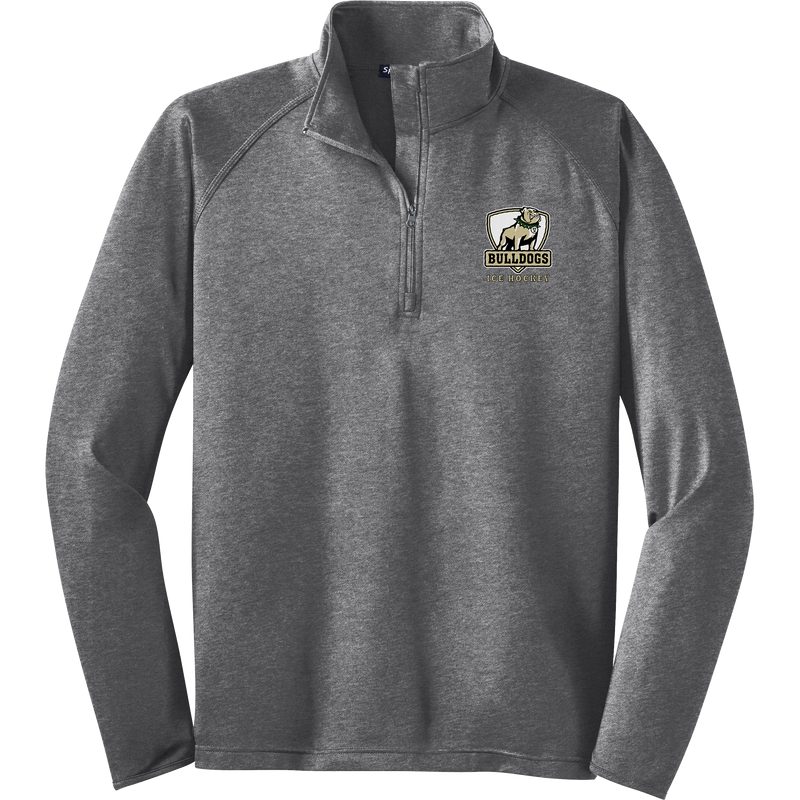 HVM Bulldogs Sport-Wick Stretch 1/4-Zip Pullover